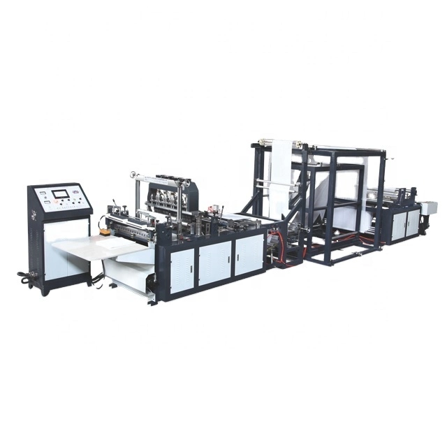 Non Woven Bag Cutting and Sewing Machine (HBL-B 600/700/800) Nonwoven Bag Making Machine with D Cut Bag, Handle Shopping Bag