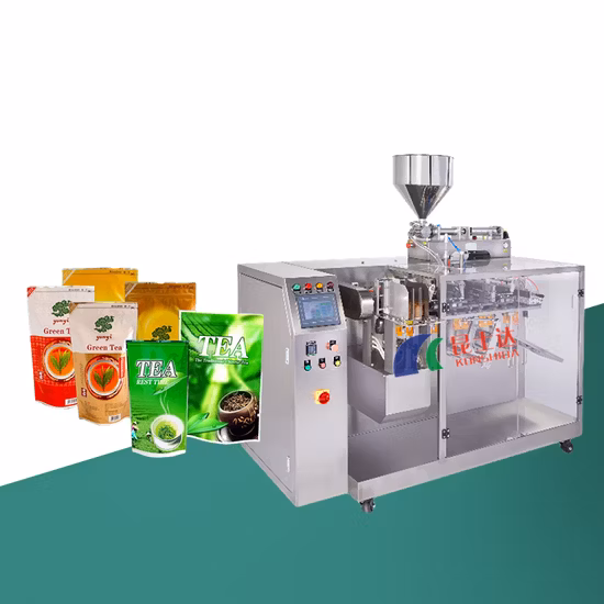 자동 미리 제작된 지퍼 거싯 백 8면 씰링 백 파우치 액체용 기계가 부여된 특수 모양의 백