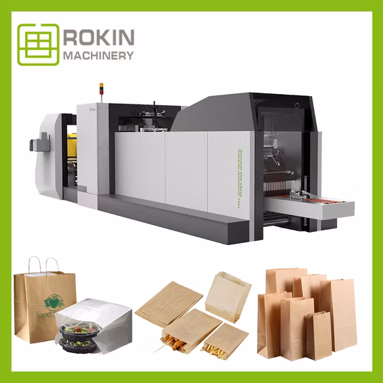 기계를 붙이는 고속 벨브 도와 접착제 종이 봉지 바닥